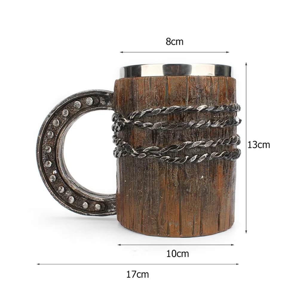 Viking Skull Stainless Steel Mug - Casatrail.com