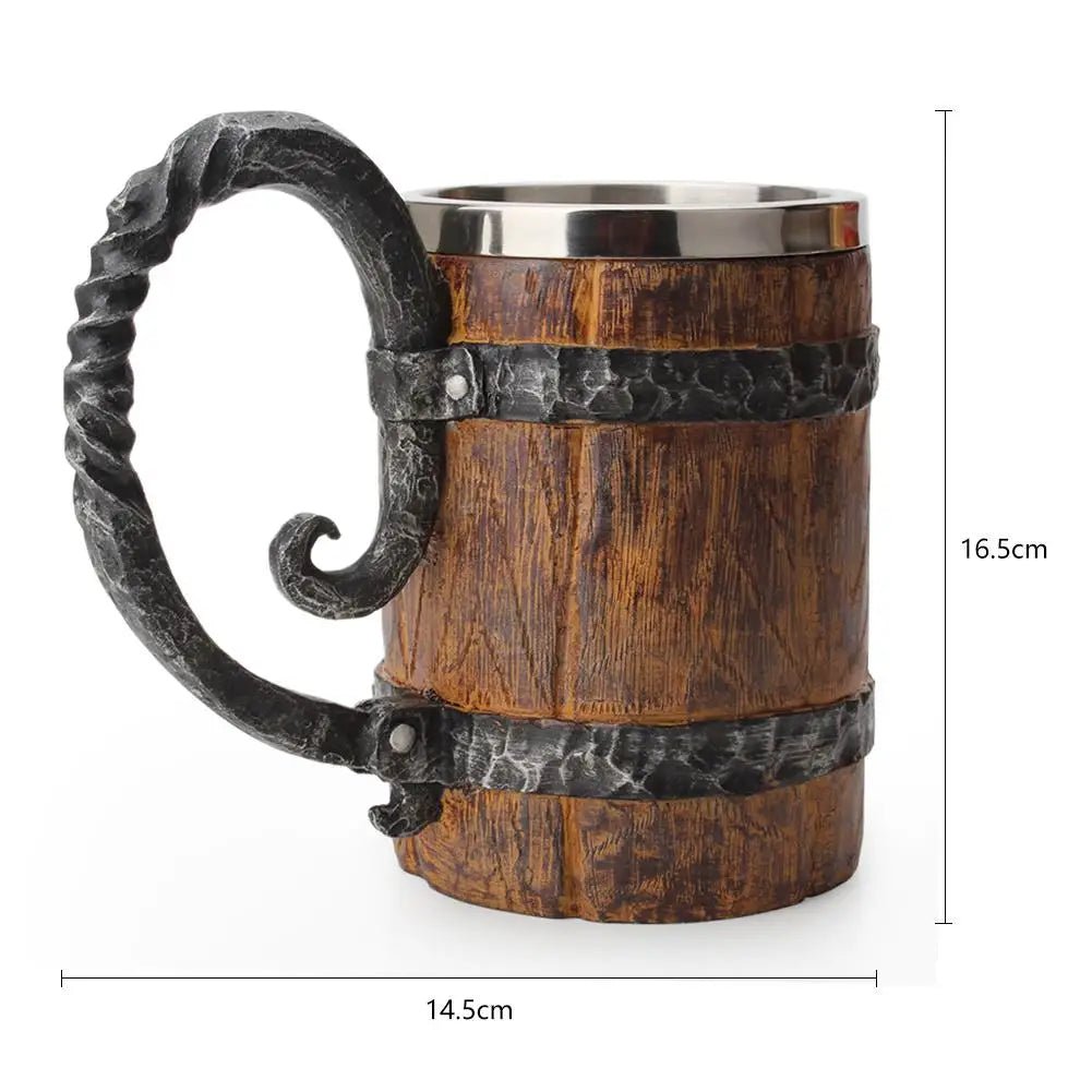 Viking Skull Stainless Steel Mug - Casatrail.com