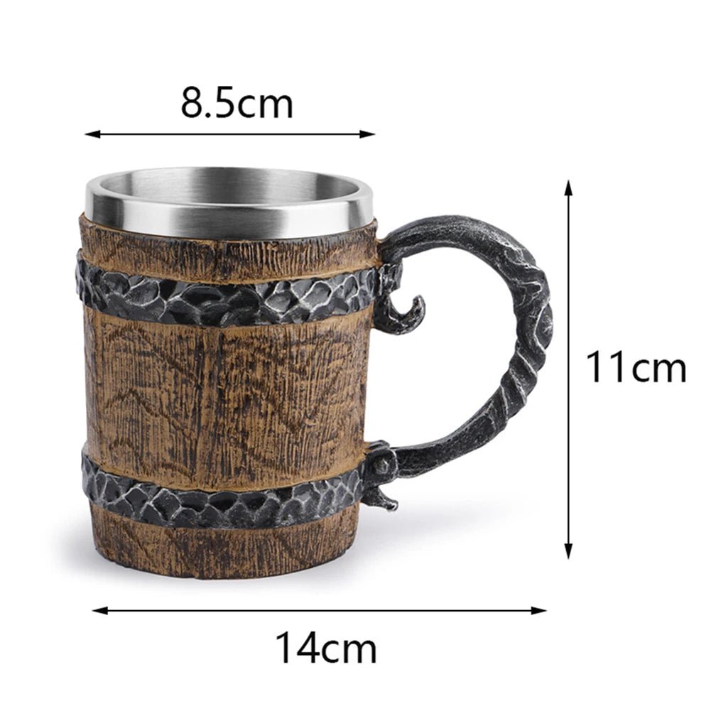 Viking Skull Stainless Steel Mug - Casatrail.com