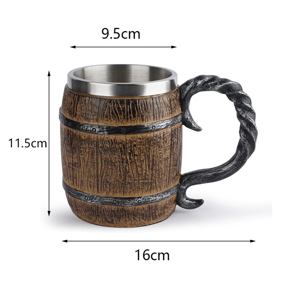 Viking Skull Stainless Steel Mug - Casatrail.com