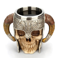 Thumbnail for Viking Skull Stainless Steel Mug - Casatrail.com