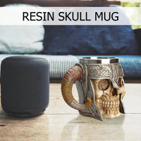 Thumbnail for Viking Skull Stainless Steel Mug - Casatrail.com