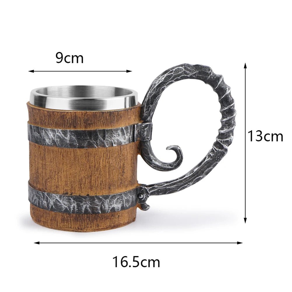 Viking Skull Stainless Steel Mug - Casatrail.com