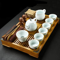 Thumbnail for Vintage Chinese Tea Cup Set with Strainer - Casatrail.com