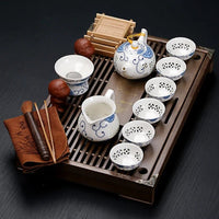 Thumbnail for Vintage Chinese Tea Cup Set with Strainer - Casatrail.com