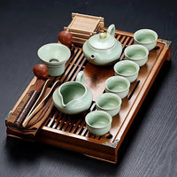 Thumbnail for Vintage Chinese Tea Cup Set with Strainer - Casatrail.com