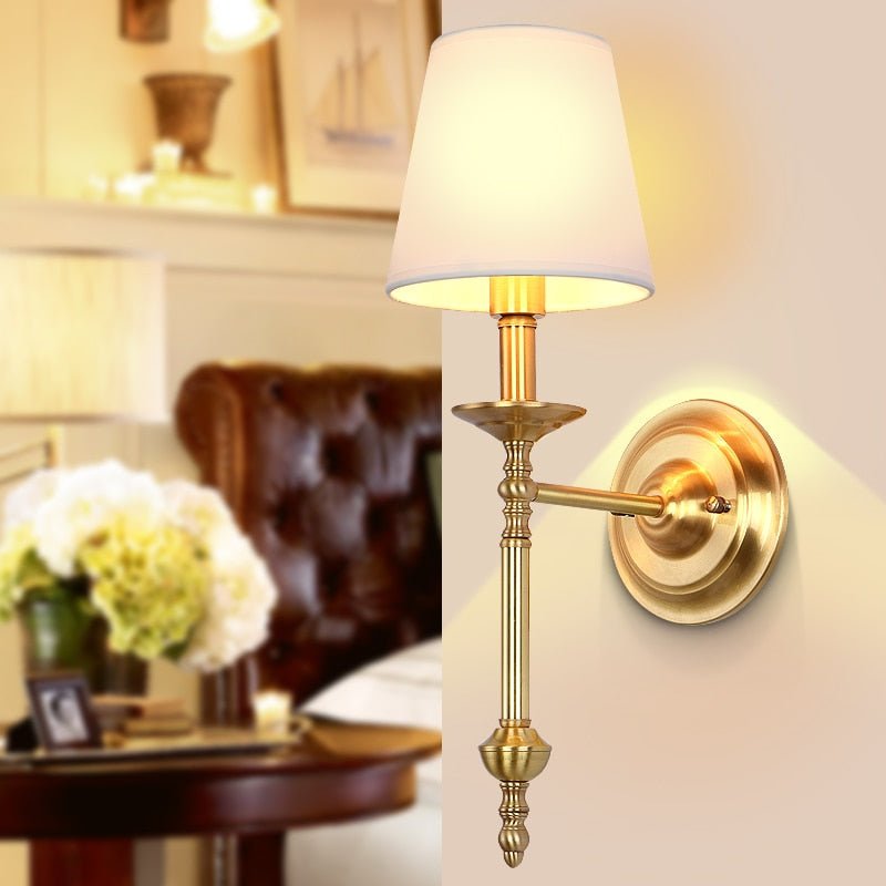 Vintage Copper LED Living Room Wall Lamp - Casatrail.com