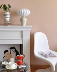 Thumbnail for Vintage Dopamine Table Bedside Lamp with Silk Lampshade