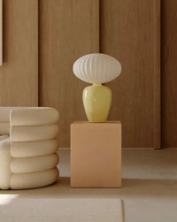 Thumbnail for Vintage Dopamine Table Bedside Lamp with Silk Lampshade