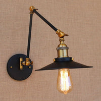 Thumbnail for Vintage Industrial LED Wall Lamp - Adjustable Swing Arm - Casatrail.com