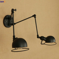 Thumbnail for Vintage Industrial LED Wall Lamp with Swing Arm - Casatrail.com