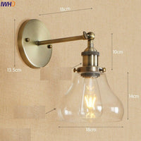 Thumbnail for Vintage Industrial Swing Arm Wall Lamp - Antique Brass - Casatrail.com