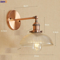 Thumbnail for Vintage Industrial Swing Arm Wall Lamp - Antique Brass - Casatrail.com