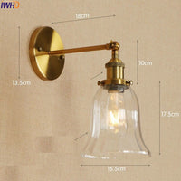 Thumbnail for Vintage Industrial Swing Arm Wall Lamp - Antique Brass - Casatrail.com