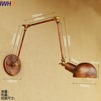 Thumbnail for Vintage LED Long Arm Wall Lamp - Industrial Style - Casatrail.com