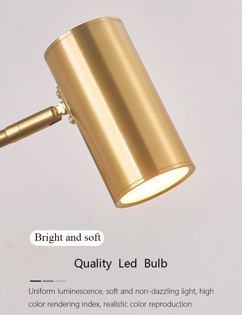 Vintage LED Wall Lamp with 5W Reading Light - Casatrail.com