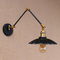 Thumbnail for Vintage Rustic Loft Wall Lamp - Adjustable Swing Arm - Casatrail.com