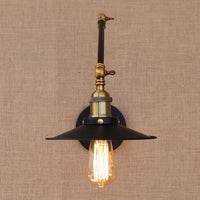 Thumbnail for Vintage Rustic Loft Wall Lamp - Adjustable Swing Arm - Casatrail.com