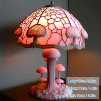 Thumbnail for Vintage Stained Resin Mushroom Table Lamp - Casatrail.com