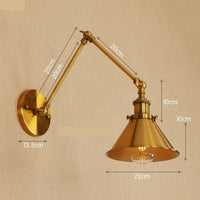 Thumbnail for Vintage Wall Lamps With Adjustable Long Arm - Casatrail.com