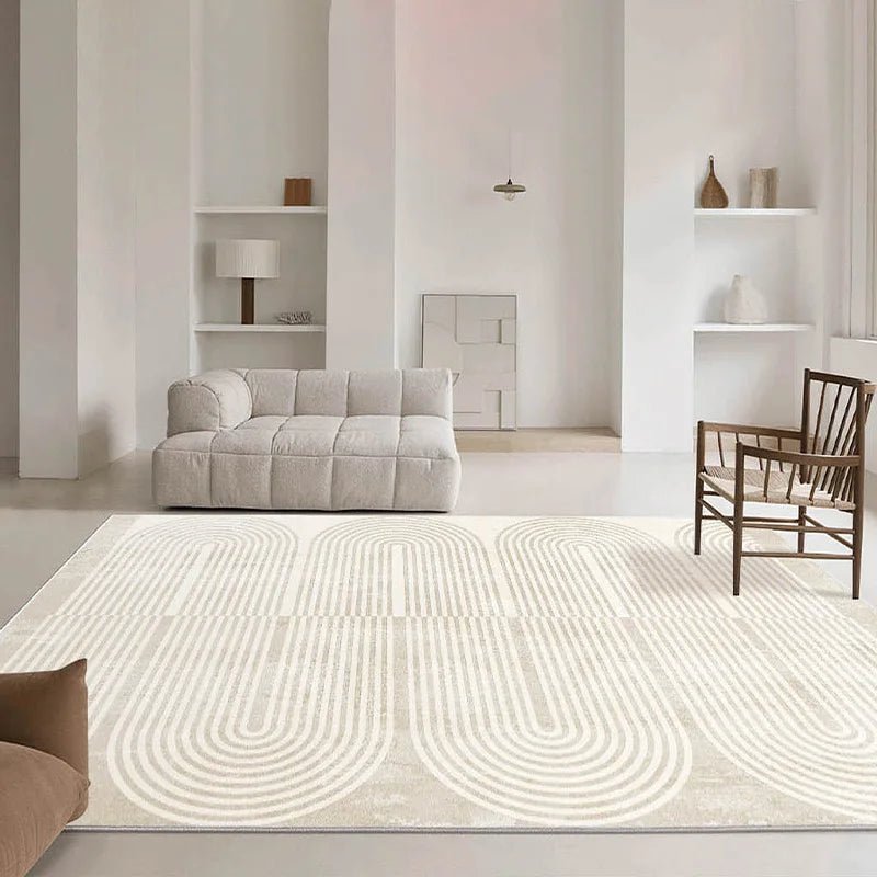 Wabi - sabi Striped Crystal Velvet Living Room Rug - Casatrail.com