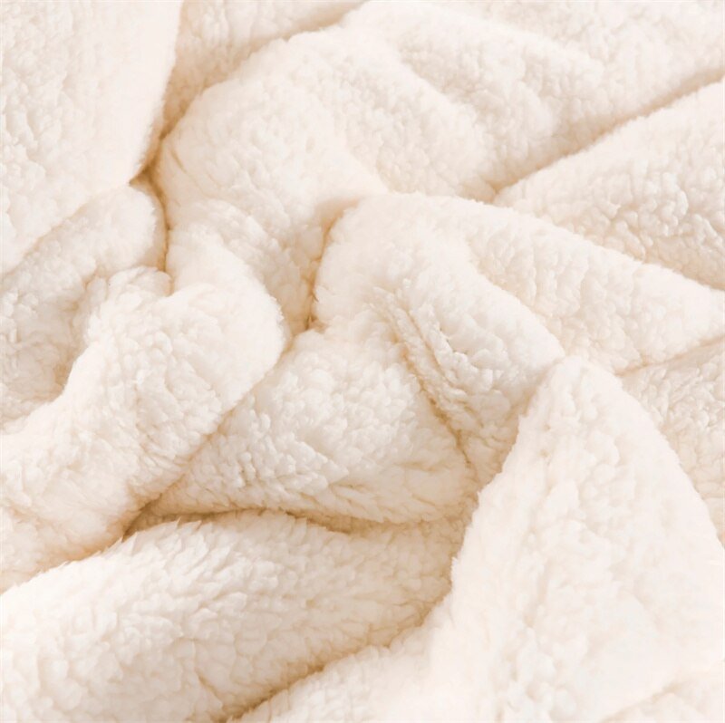 Warm 3 - Layer Coral Fleece Blanket Quilt - Casatrail.com