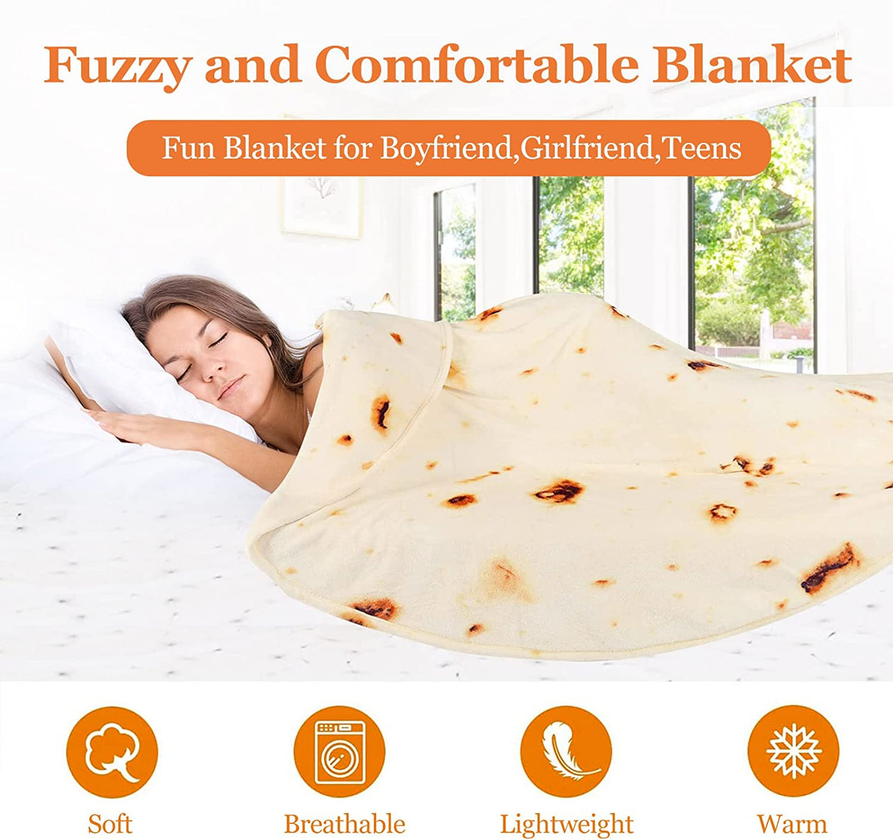 Warm Flannel Burrito Blanket - Casatrail.com