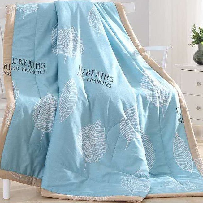 Washable Summer Cotton Quilt - Microfiber Duvet Insert - Casatrail.com