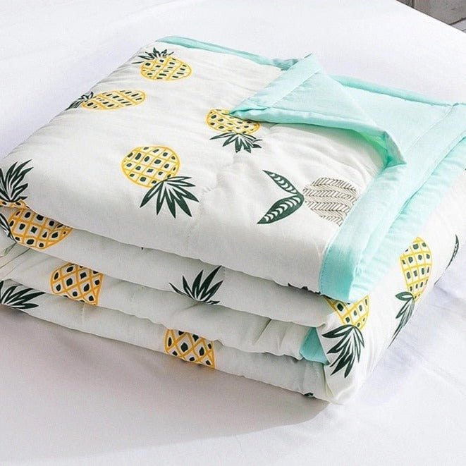 Washable Summer Cotton Quilt - Microfiber Duvet Insert - Casatrail.com