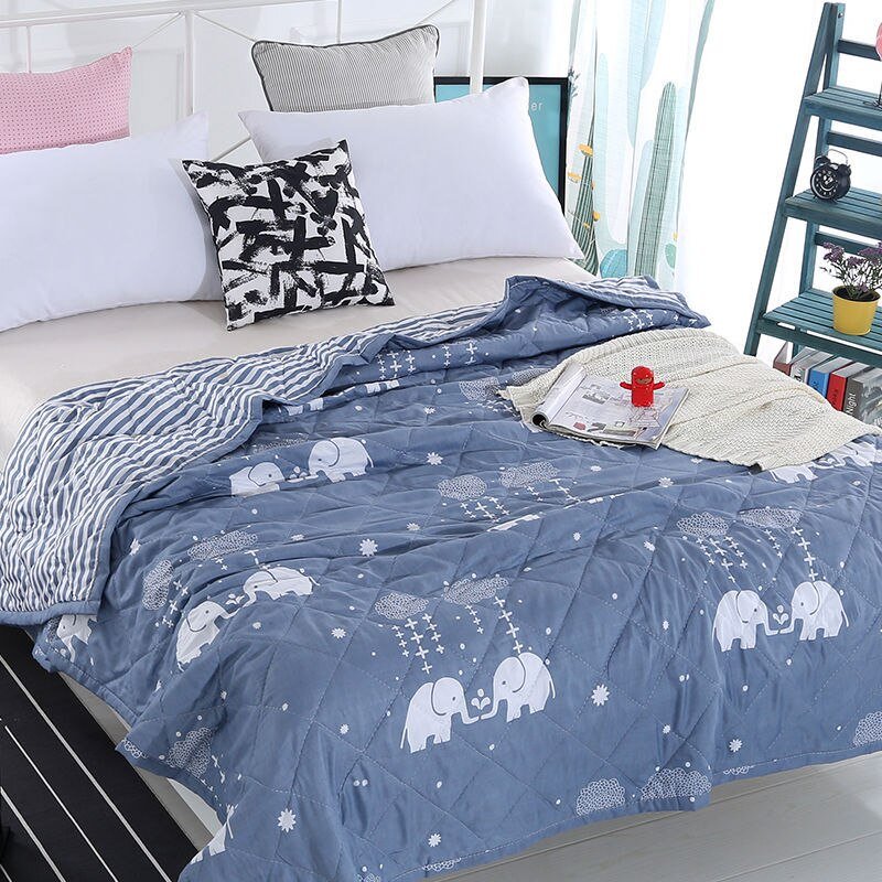 Washable Summer Cotton Quilt - Microfiber Duvet Insert - Casatrail.com