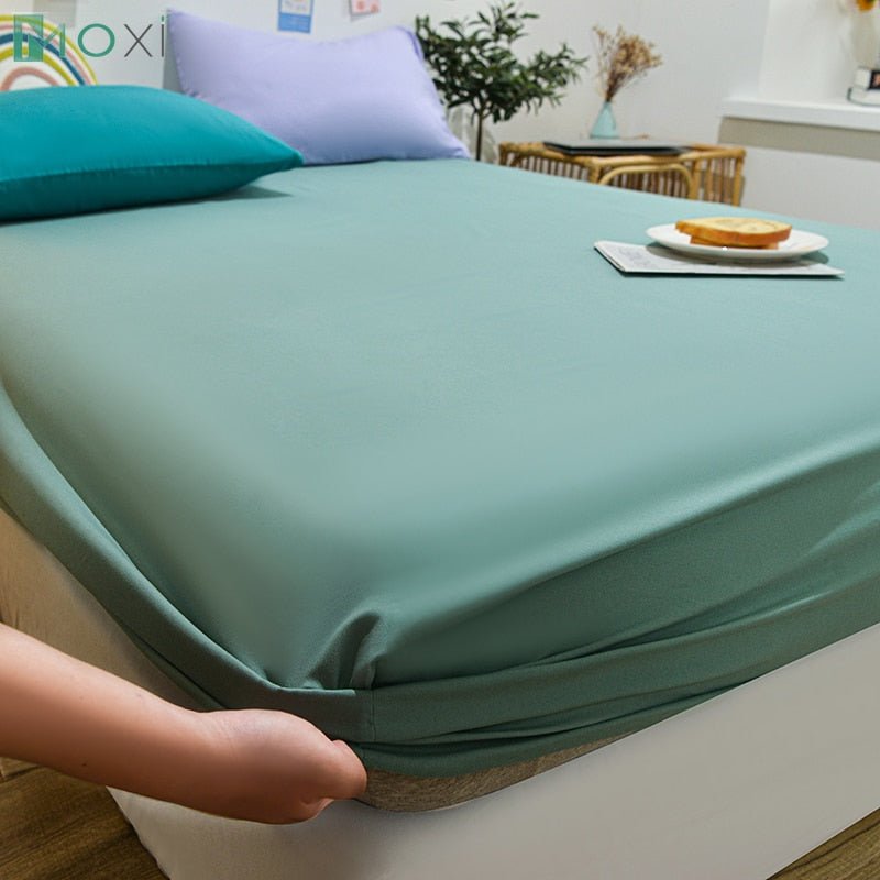 Washed Cotton Fitted Bed Sheet - Casatrail.com