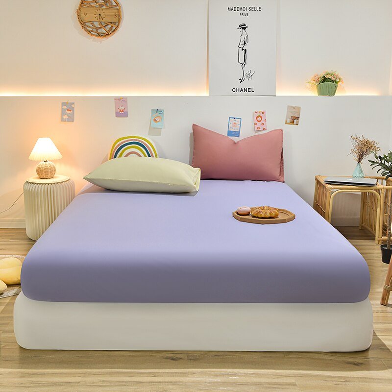 Washed Cotton Fitted Bed Sheet - Casatrail.com