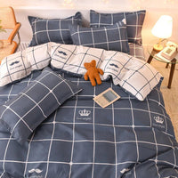 Thumbnail for Washed Cotton Microfiber Cute Bedding Set Duvet Cover - Casatrail.com