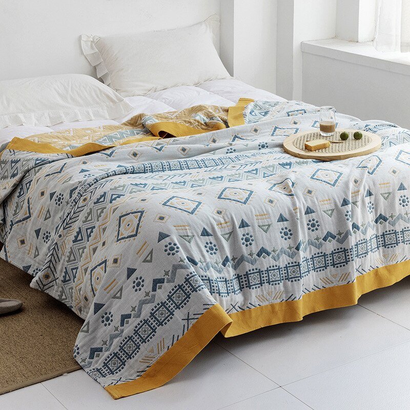 Washed Thin Cotton Gauze Throw Blanket - Casatrail.com