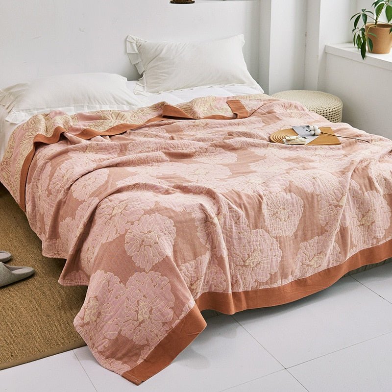 Washed Thin Cotton Gauze Throw Blanket - Casatrail.com