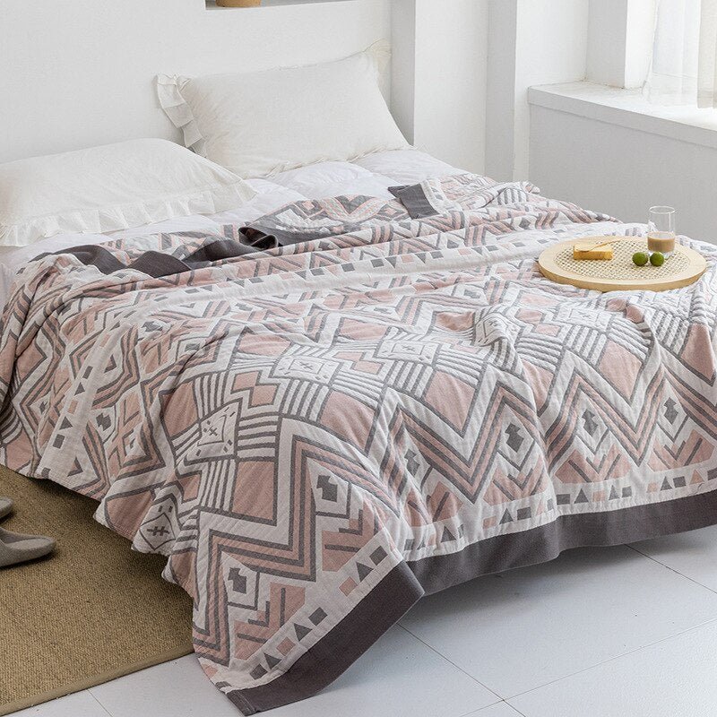 Washed Thin Cotton Gauze Throw Blanket - Casatrail.com