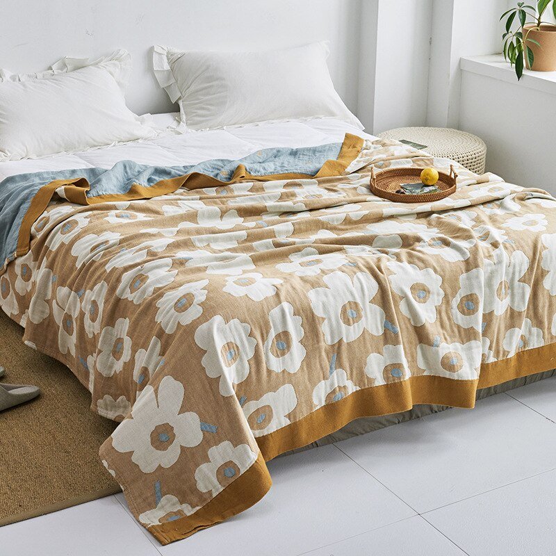 Washed Thin Cotton Gauze Throw Blanket - Casatrail.com