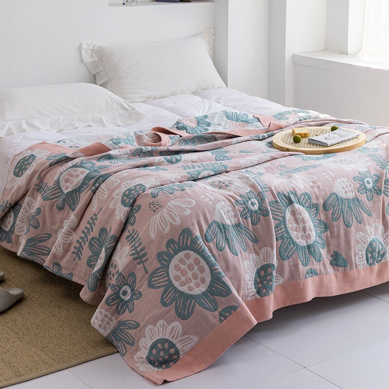 Washed Thin Cotton Gauze Throw Blanket - Casatrail.com