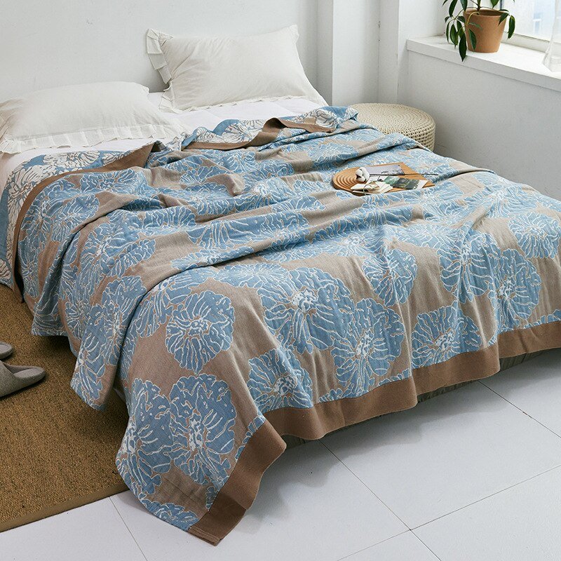 Washed Thin Cotton Gauze Throw Blanket - Casatrail.com