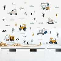 Thumbnail for Watercolor Car Nursery Wall Sticker - Casatrail.com