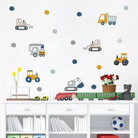 Thumbnail for Watercolor Car Nursery Wall Sticker - Casatrail.com