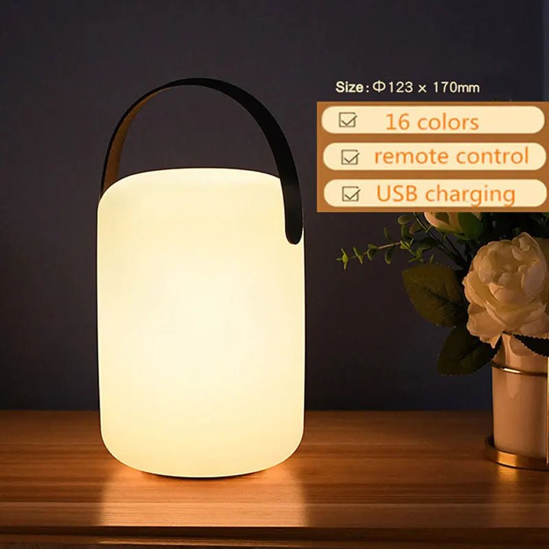 Waterproof Cordless Table Lamp with Remote Control - Casatrail.com