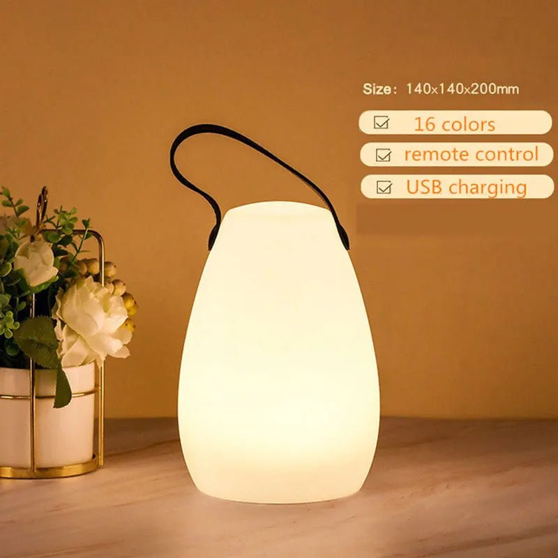 Waterproof Cordless Table Lamp with Remote Control - Casatrail.com