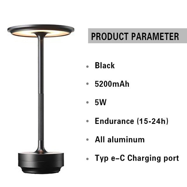 Waterproof Desk Lamp with Touch Switch - Casatrail.com