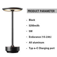 Thumbnail for Waterproof Desk Lamp with Touch Switch - Casatrail.com