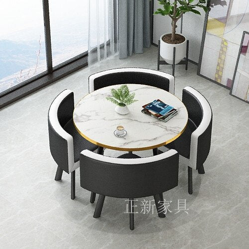 Waterproof Study Dining Table for Small Spaces - Casatrail.com