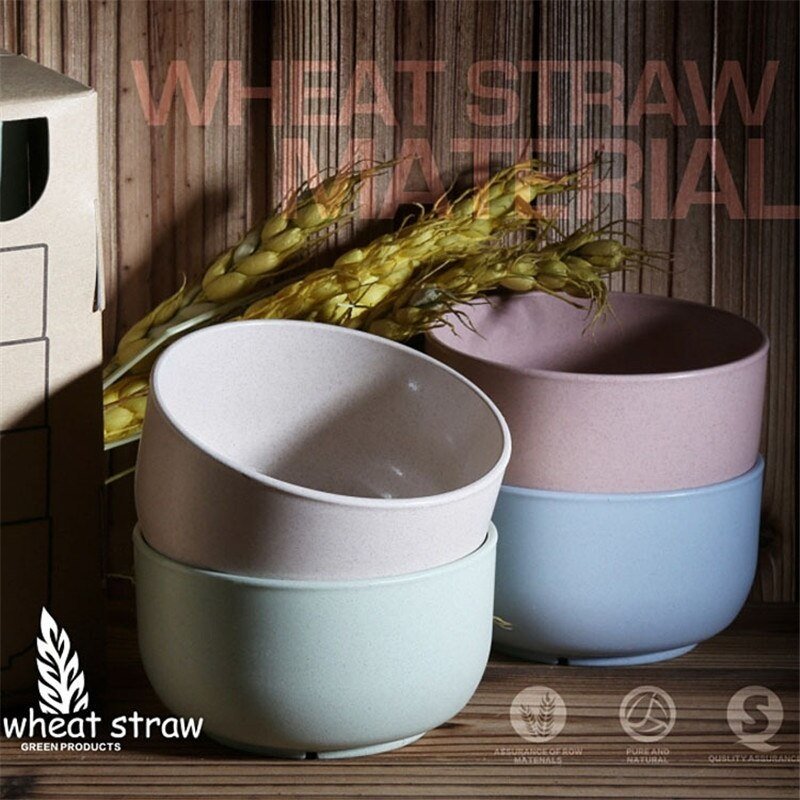 Wheat Straw Bowl Tableware Plates - Casatrail.com