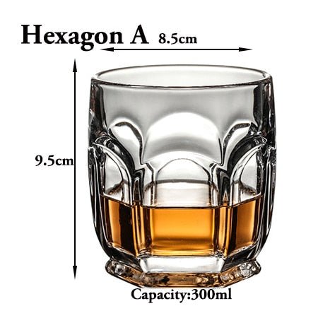 Whiskey Glass Set for Cocktail, Scotch, Bourbon - 1 Piece - Casatrail.com