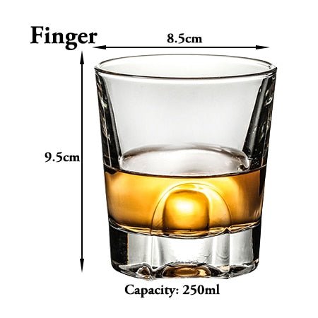 Whiskey Glass Set for Cocktail, Scotch, Bourbon - 1 Piece - Casatrail.com