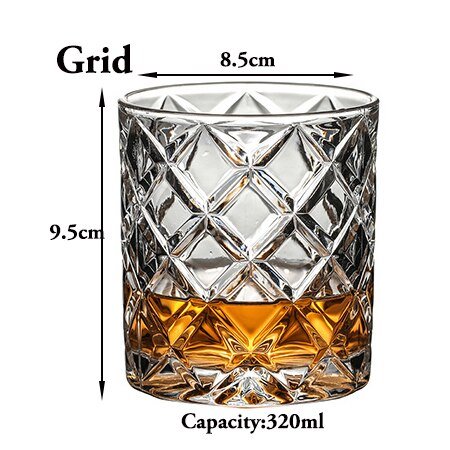 Whiskey Glass Set for Cocktail, Scotch, Bourbon - 1 Piece - Casatrail.com